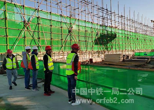 廊坊回迁房项目青年安质岗检查材料堆码区 廊坊回迁房项目青年安质岗检查材料堆码区