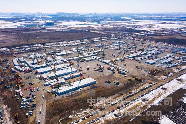 方舱医院建设现场 方舱医院建设现场