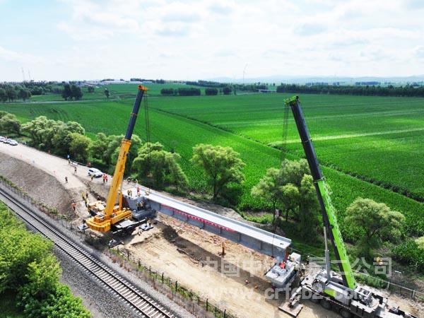 四马架特大桥架梁现场 四马架特大桥架梁现场