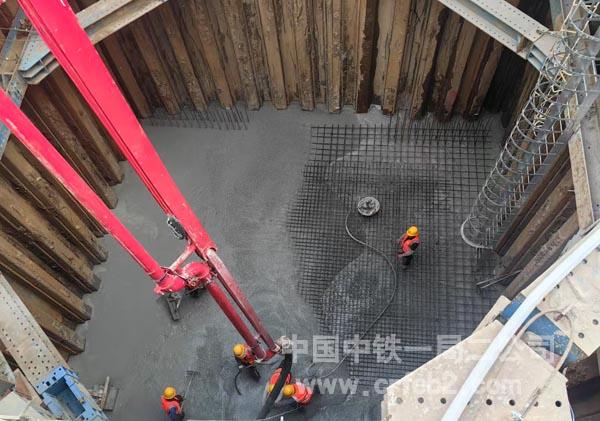 底板浇筑照片 底板浇筑照片