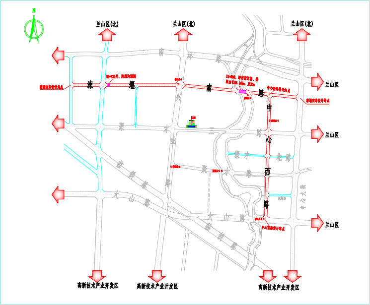施工总平面布置图 施工总平面布置图